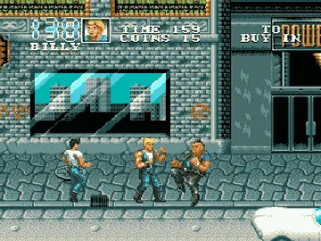 Double Dragon 3 - The Arcade Game (USA, Europe) screen shot game playing